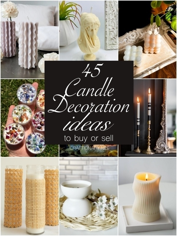 45 DIY Table Candle Decoration Ideas - Craftionary